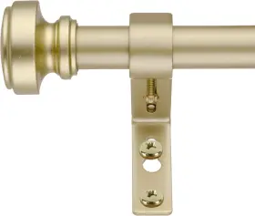 31039-ab36 Decopolitan 3/4 Inch Knob Curtain Rod 36 To 72 Inches Antique Brass