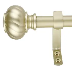 31068-lg36 Decopolitan 1 Inch Twist Knob Curtain Rod 36 To 72 Inches Light Gold