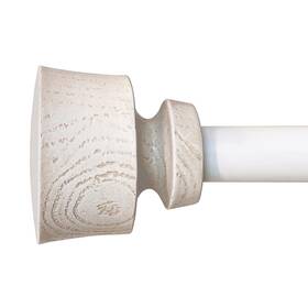 Decopolitan 31212-aw48 Stockton 48-86 Inch Adjustable Curtain Rod Set 5/8 Diameter In Antique