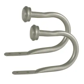Decopolitan 680656135907 Cap Curtain Holdback Nickel