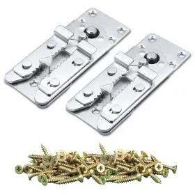 Deepdream 717049705147 2 Pack Sectional Couch Connectors Metal Clips Sofa Connector
