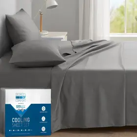 Dc20-0472 Degrees Of Comfort Coolmax Cooling Sheets Queen Size Bed Sheet Set For Hot
