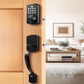 Desloc B0df7l8t3v A100f Electronic Keypad Door Lock Handle Set Smart Front Locks