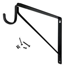 Desunia Clbrfx-blk-1 Welded Heavy Duty Closet Rod And Shelf Support Bracket Black 1 Pack