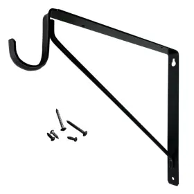 Clbrfx-blk-1 Desunia Welded Heavy Duty Closet Rod And Shelf Support Bracket Black 1 Pack