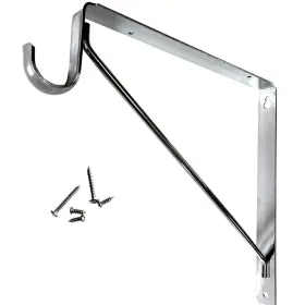 Clbrfx-chr-1 Desunia Welded Heavy Duty Closet Rod And Shelf Support Bracket - Chrome 1