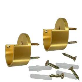 Dhs.clrs-bb2 Desunia Closet Rod Support Flanges With Screw On Attachment Heavy Duty 32mm Diamete