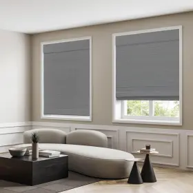 3sgr270640 Dez Furnishings Cordless Room Darkening Classic Roman 27 Inch W X 64 H Gray
