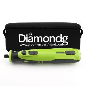 Diamondg 754684507200 Cordless Dog Nail Grinder With Quiet Sound And Led Tip For Large Sma