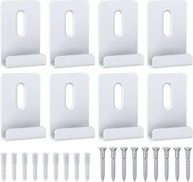 D0008w Difenni Metal Mirror Clips 1/4 Inch Mounting Hardware For Wall Mo