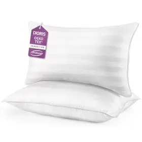 Dior-bp001 Dioris Queen Pillows Set Of 2 - Bed For Sleeping Cooling Down Altern