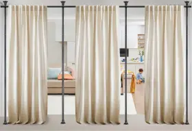 25clg-dtld-sm-ygh Diovplx #jzgz Room Divider For Wide Space Partitions Curtain Rods No Drilling Sep