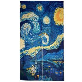 Dipperion 682838822667 Doorway Noren Tapestry - The Starry Night Door Hanging Curtain For Fitting Ro