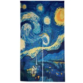 Dipperion 682838822667 Doorway Noren Tapestry - The Starry Night Door Hanging Curtain For Fitting Ro