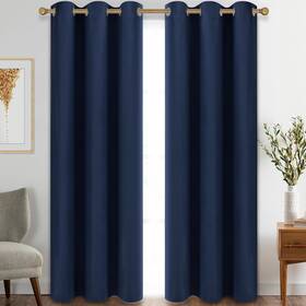 Diraysid 744306239879 Blackout Curtains For Bedroom Grommet Thermal Insulated Room Darkeni