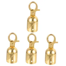 R244i8txvmo19v4iu182wl827 Doitool Deck Hooks 4pcs Rope End Stop Trumpet Accessories Cap Small Stainless