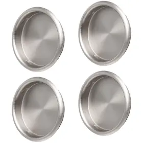 Gdps004 Donyoung 4pcs Closet Door Finger Pull - Satin Nickel 2-1/8ft Easy Snap-in Circular Sli