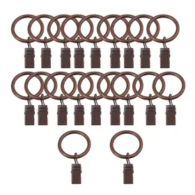 Doublelife 720355653958 Drapery Curtain Clips With Rings Set Of 20 Decorative Clip