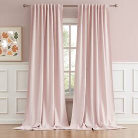 Dualife Dl-gjmbdcl-4 Back Tab And Rod Pocket Curtains 108 Inches Long - Thermal Insulated