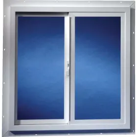 3020-igut Duo-corp. Dup-corp. Agriclass 36 Inch W X 24 H White Vinyl Insulated Glass Double Slide