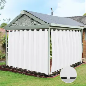 Dhc49-083 Easy-going Outdoor Curtains Waterproof Windproof Weatherproof Curtain For Pat
