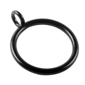 Eau 791378660537 30 Pcs Of 1.25 Inch Black Drapery Curtain Ring Small Rod Rings With