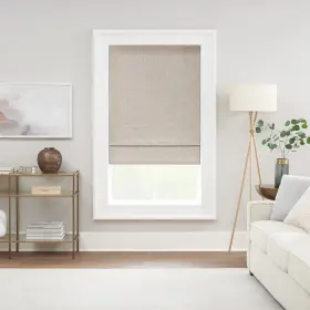 22716803768 Eclipse Drewton Motorized 100% Blackout Cordless 27 In Inch W X 64 H Taupe