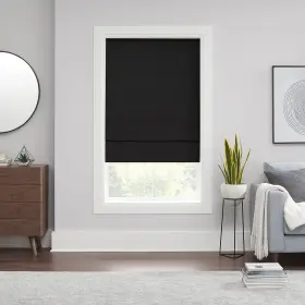 22716ekr Eclipse Kylie Total Privacy Blackout Cordless Lined Window Roman Shade For Li