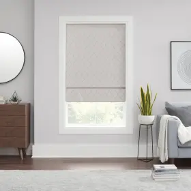 27427303394 Eclipse Darien Ogee Roman Shades For Windows Cordless 100% Blackout
