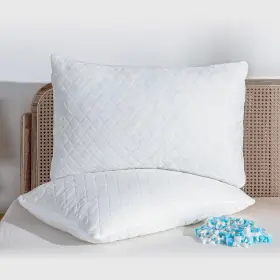 Egohome 840418653432 Sleep Shredded Memory Foam Pillows Adjustable Bed For Side