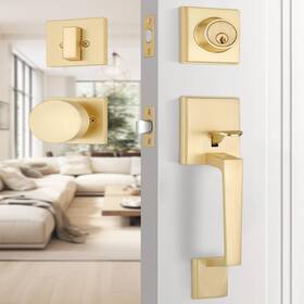Ehomeware B0dgxh661k Front Door Handle Deadbolt Set 1 Pack Keyed Entry Lock Single