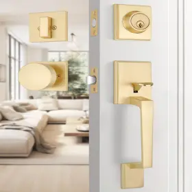 B0dgxh661k Ehomeware Front Door Handle Deadbolt Set 1 Pack Keyed Entry Lock Single