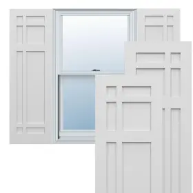 Tfp001sj15x029wh Ekena Millwork 15 Inch W X 29 H True Fit Pvc San Juan Capistrano 15- 29- White