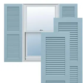 Tfp101lvf12x064sb Ekena Millwork 12 Inch W X 64 H True Fit Pvc 12- 64- Peaceful Blue