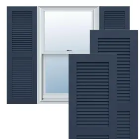 Tfp101lvf15x055ob Ekena Millwork 15 Inch W X 55 H True Fit 15- 55- Starless Night Blue