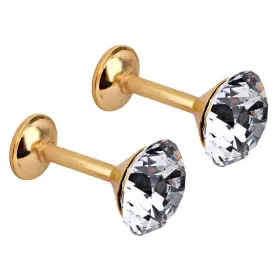 Elecharm 705701277637 1 Pair Simple Design Diamond Crystal Curtain Hooks Buckle Wall Holdba