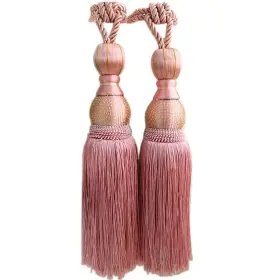 Elecharm 747380585726 1 Pair Simple Elegant Curtain Cord Tie Drape Holdback Bedroom Buckle
