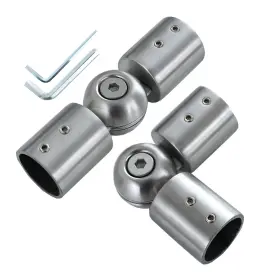 Elifel 791759528005 Window Heavy Duty Curtain Rods Connector Set Of 2 Adjustable Curtains C