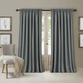 Elrene 026865854190 All Seasons Blackout Window Curtain Panel Room-darkening Rod-pocket A