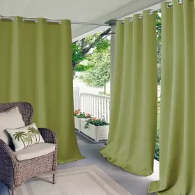 Elrene 026865954180 Connor Indoor/ Outdoor Curtain Panel Lime