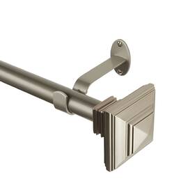 Elrene 24285pon Home Fashions Florence 48 Inch - 86 Adjustable Rod Polished Nickel