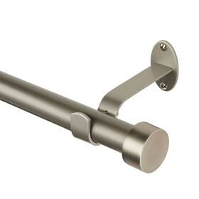 Elrene 24288apw Home Fashions Serena Single 48 Inch - 86 Adjustable Rod Antique Pewter