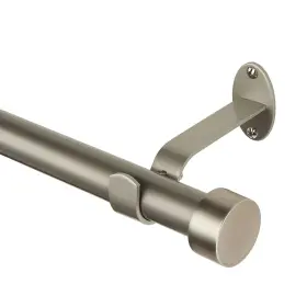24288apw Elrene Home Fashions Serena Single 48 Inch - 86 Adjustable Rod Antique Pewter