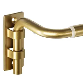 Creb0029amus Enjoybasics Blackout Curtain Rod For Windows 48 To 84 Wrap 30-86 Inch Gold