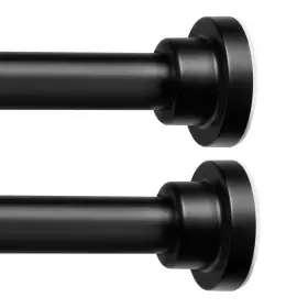 Feb0501016 Enjoybasics 2 Pack Adjustable Spring Tension Curtain Rods 32 To 66 Inches St