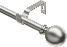190728 Eson Home Extendable Curtain Rods 30-110 Inch Dia 3/4 Splicing Satin Nickel