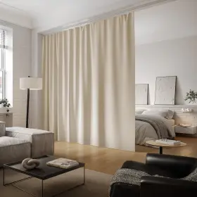 Erdc-6684-tan Evertrack Room Divider Curtains - For Ceiling Mounted Curtain Track To Create