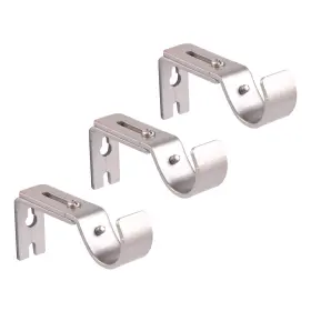 9gw8 Exclen Adjustable Curtain Rod Bracket Hooks Support For 1 Inch