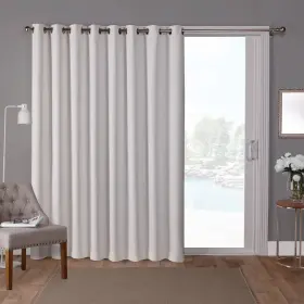 Eh8193-01 Exclusive Home 2-84g Curtains Sateen Vanilla 100x84 Twill Woven Blackout Wide Patio