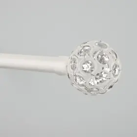 Er1003-04-66120 Exclusive Home Curtains Rings 1 Inch Curtain Rod And Coordinating Finial Set Mat